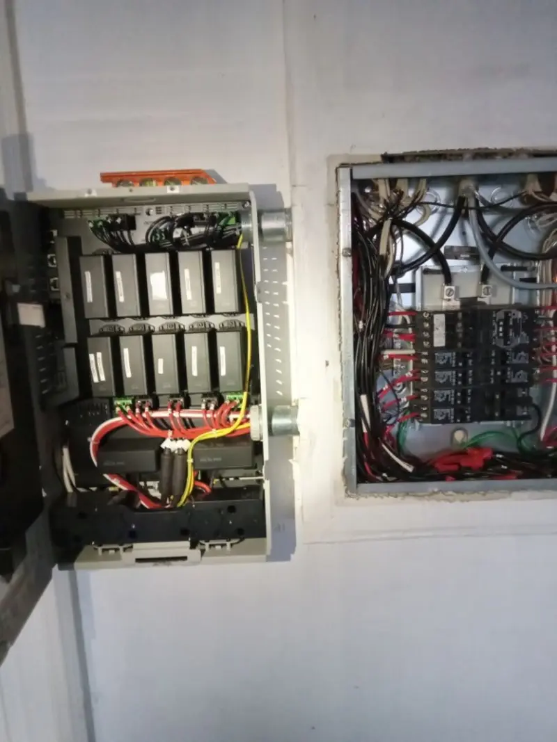 Electrical panel upgrade completed for Indoor Lighting Installation in East Brandywine